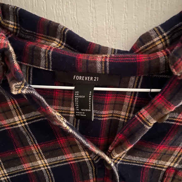 forever 21 flannel small - Picture 2 of 2